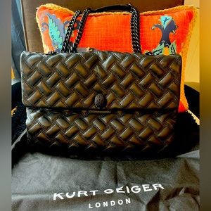 NWT Kurt Geiger XXL Leather Handbag Kensington Collection